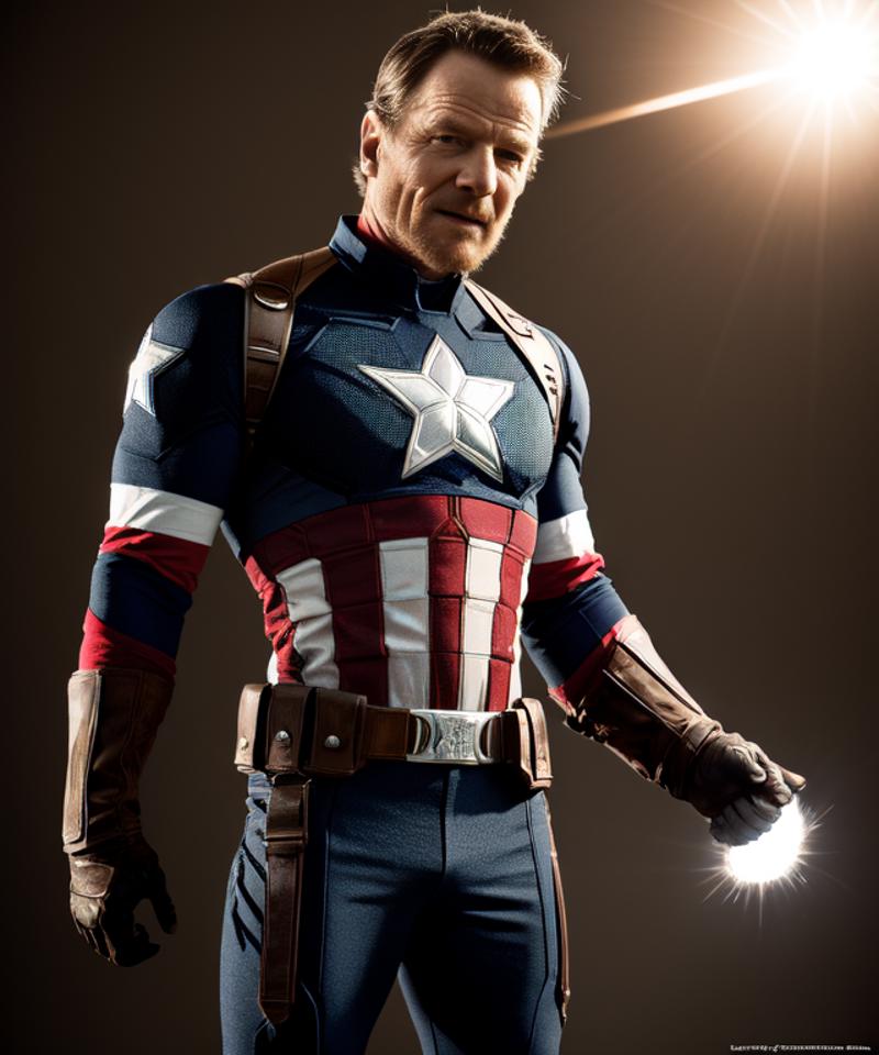 00042-2108948329-modelshoot style, muscular,bryancranston dressed as Captain America,no helmet,intricate details, lens flare, intricate detailed.png